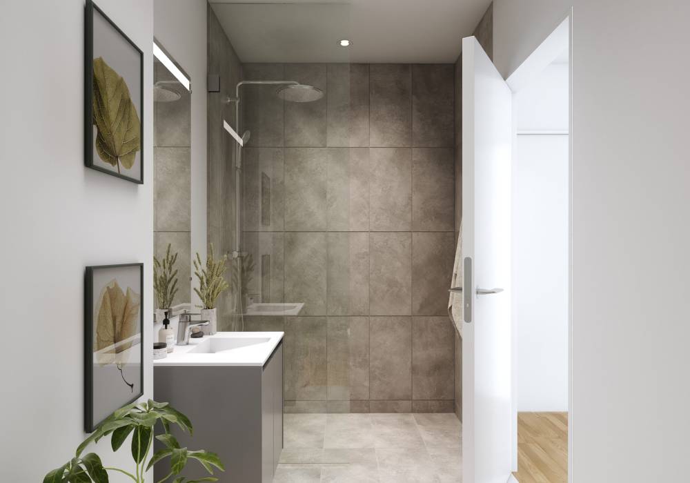 Badeværelse, rækkehus